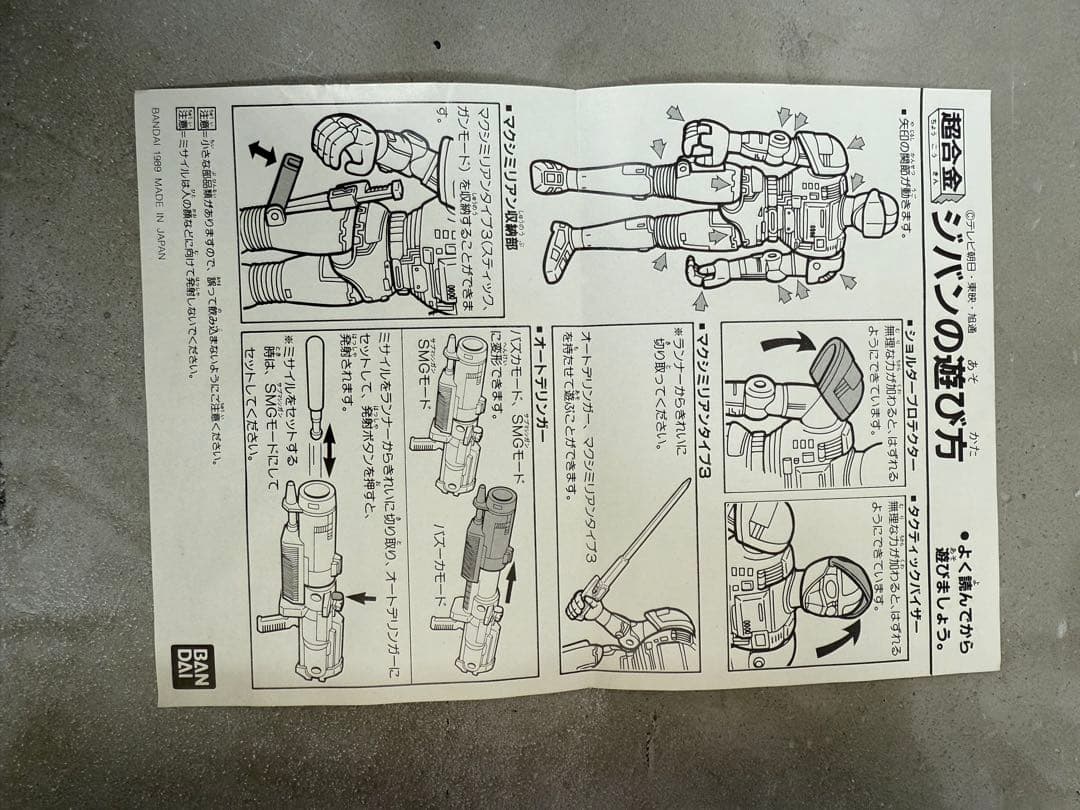 バンダイ 超合金 機動刑事 ジバン おそらくパーツ揃い