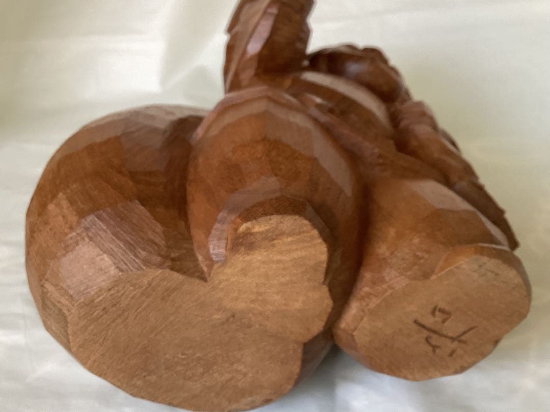 讃岐一刀彫　彫刻家　近藤宏・作　大黒天　縁起物　商売繁盛　木箱付　木製 福の神