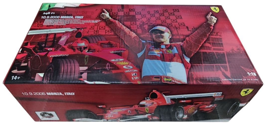 1/18 Hot Wheels Ferrari 248 F1 シューマッハ #5