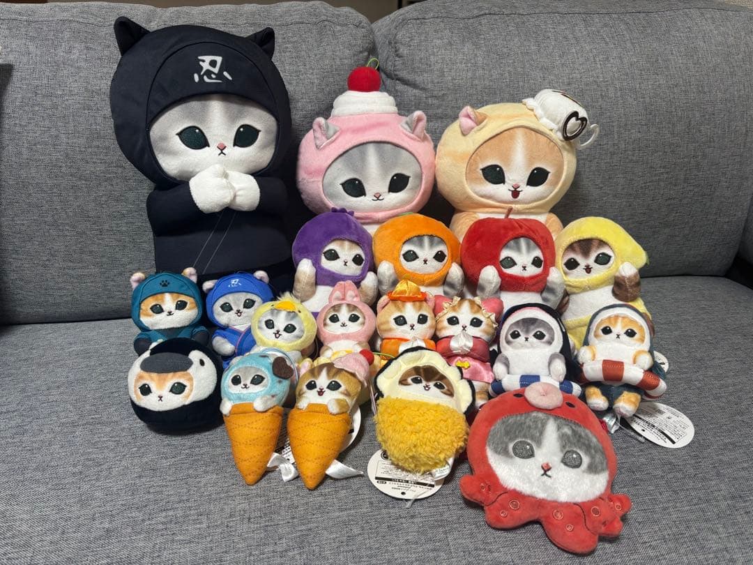 モフサンド☆BIGぬいぐるみ、マスコット☆２０個セット