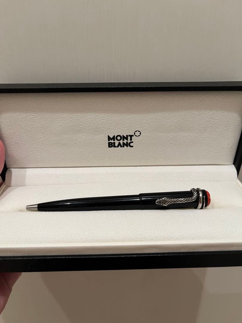 【美品】モンブラン ヘリテイジ ルージュ＆ノワール・ボールペン