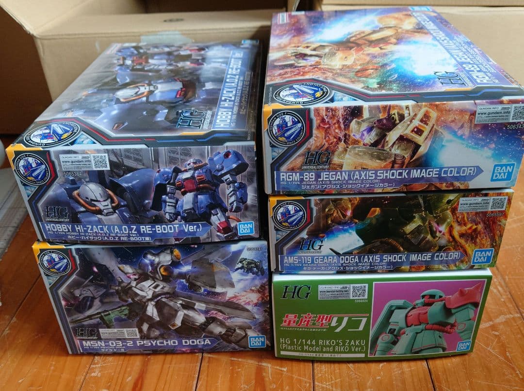 【5品セット】HGガンプラ side-f限定【４品】＆量産型リコ