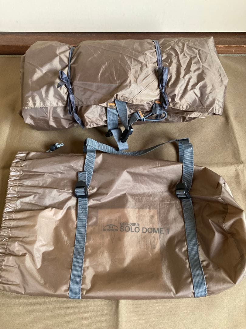 【廃盤色】 バンドック ソロドーム1 ブラウン 1人用 ソロ テント