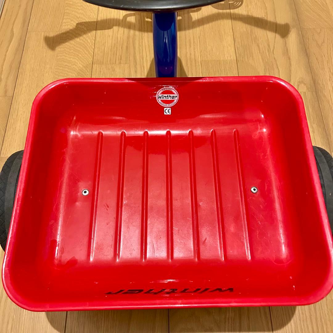 【美品】ボーネルンド　ウィンザー社　ペリカンデザイン　三輪車（荷台つき）