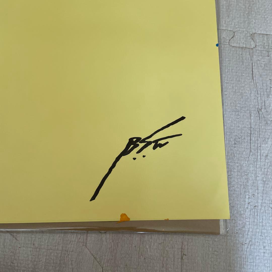 BACKSIDE WORKS 大判ステッカー サイン入 ED.50