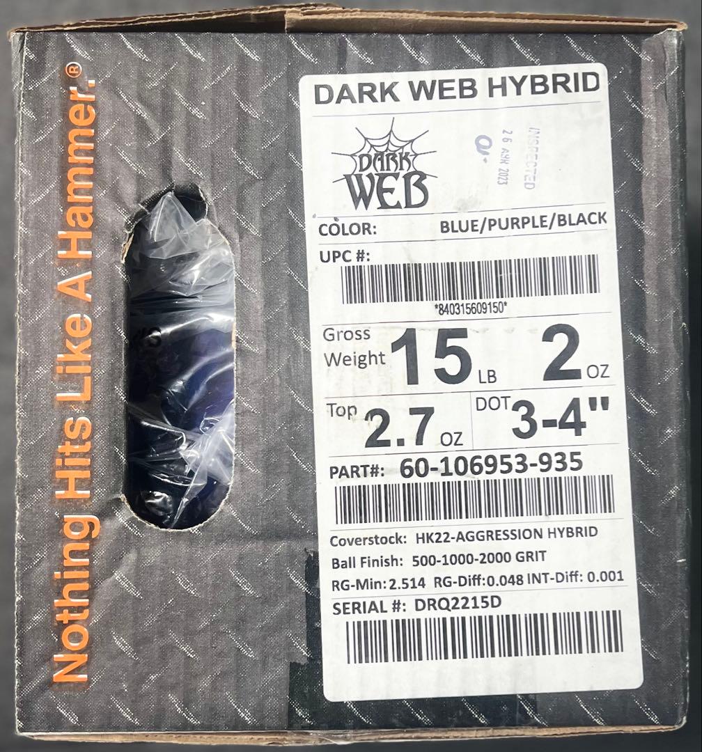 ★15ポンド新品★HK22搭載★ダークウェブハイブリッド★ハンマー★