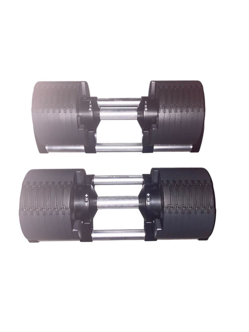 【良品】NUOBELL フレックスベル 32キロ2個、スタンド1/4梱包①