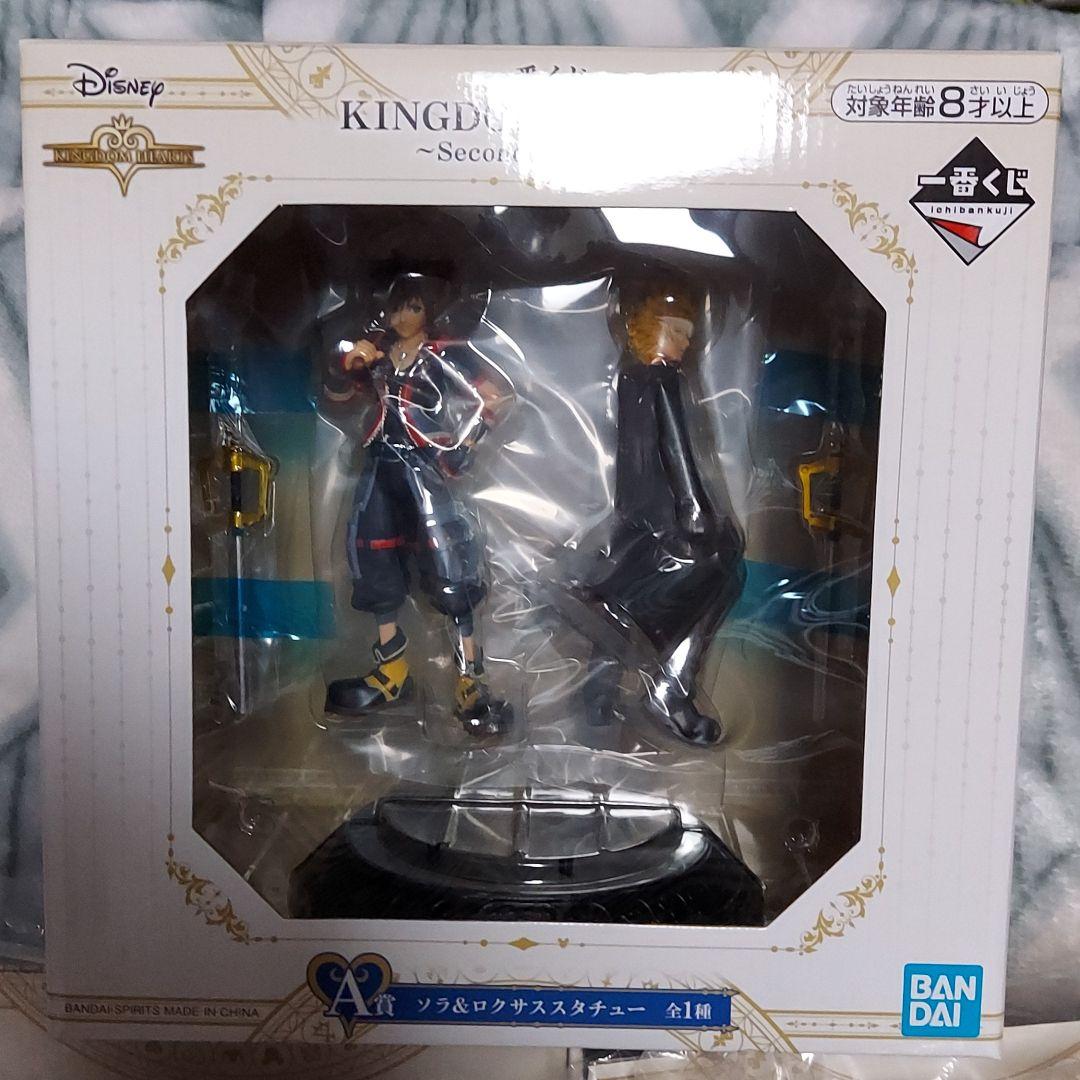 キングダムハーツ　一番くじ　A賞フィギュア B賞ミッキーとソラのぬいぐるみ