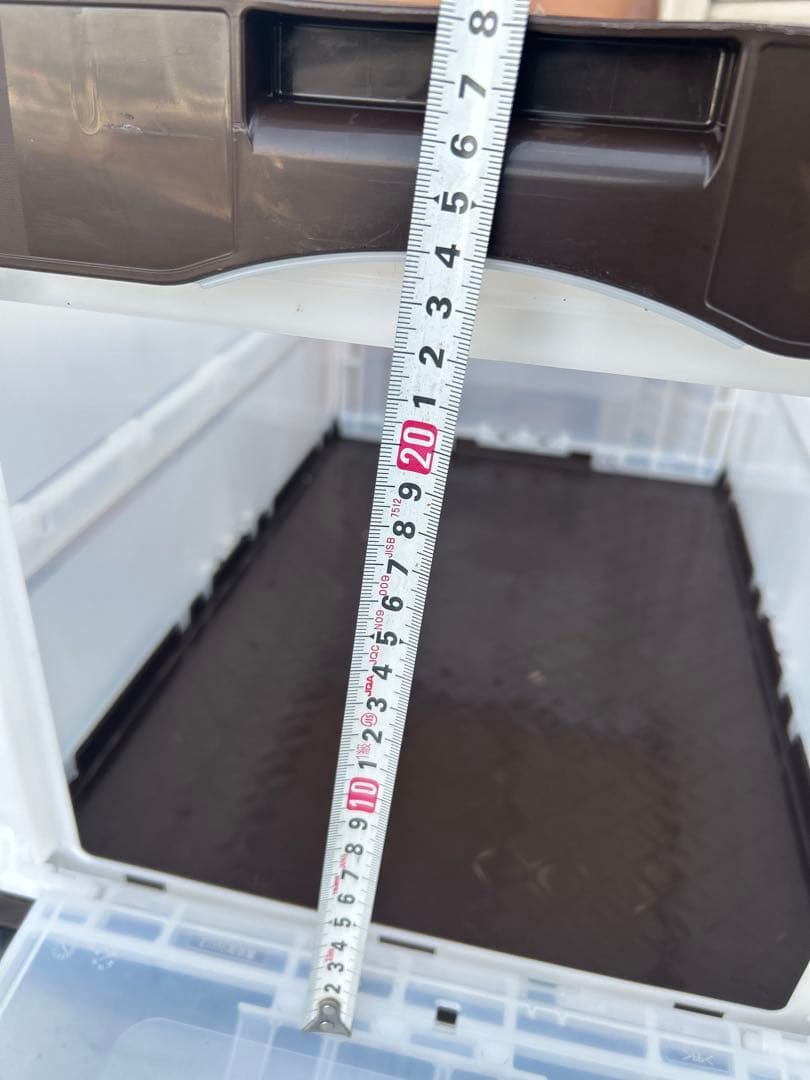 アスクル 折りたたみコンテナ 現場のチカラ ブラウン　20個セット