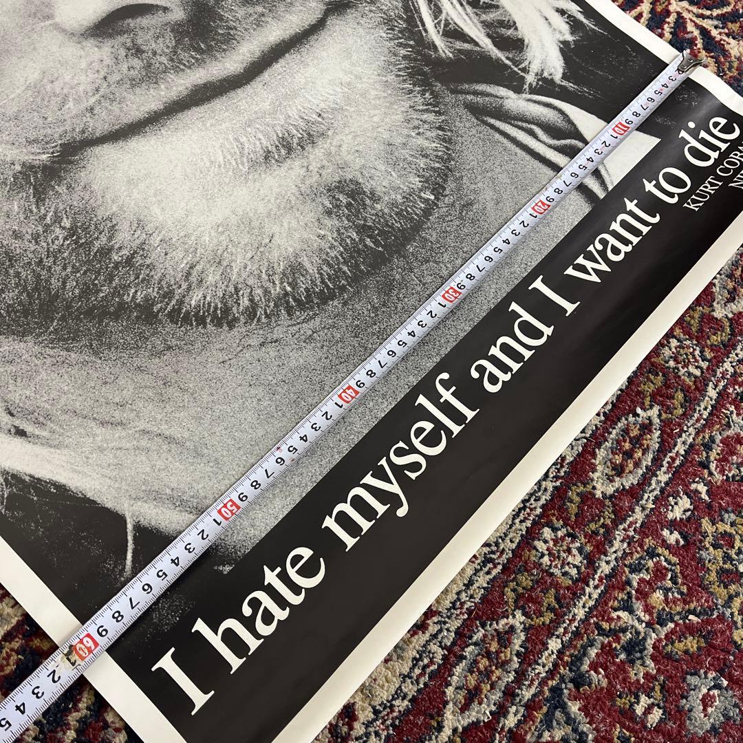 90s当時物◼︎英国製 カートコバーン nirvana ニルヴァーナ ポスター