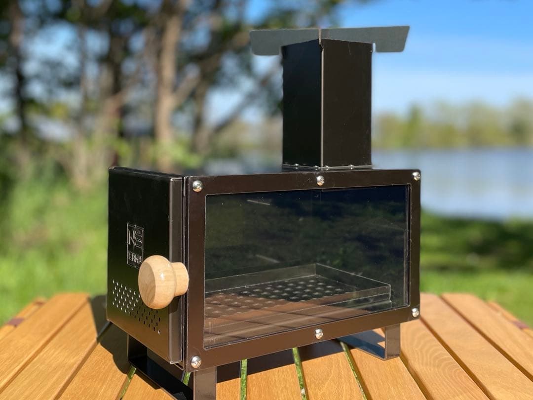 テーブルエース　ミニ薪ストーブ新品未使用　専用バッグ付き　ブラック