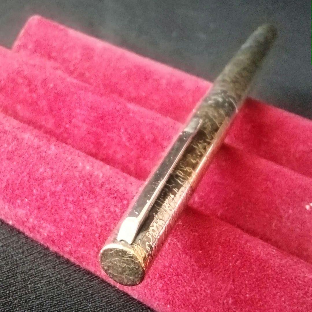 逸品　プラチナリビエール銀河　スターリングシルバーに本金焼き付け万年筆　金銀触刻