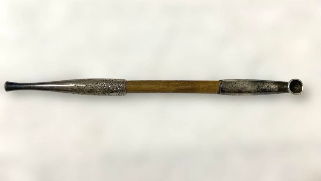 C-17 煙管　煙管入れ　2個セット　煙草道具　骨董品　古道具　美術品　工芸品