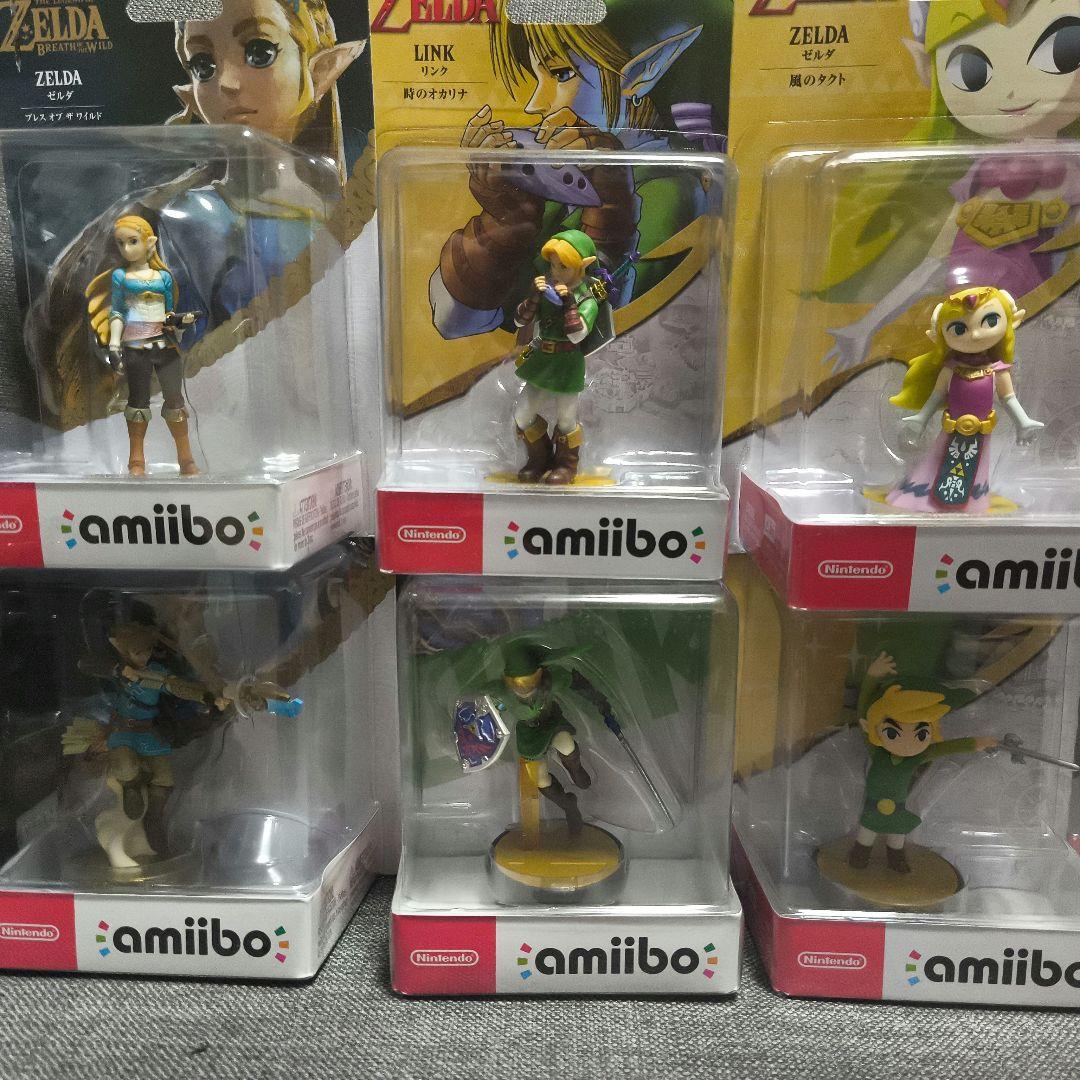 ゼルダの伝説 amiibo11体まとめ売り＆一番くじマスターソードライト