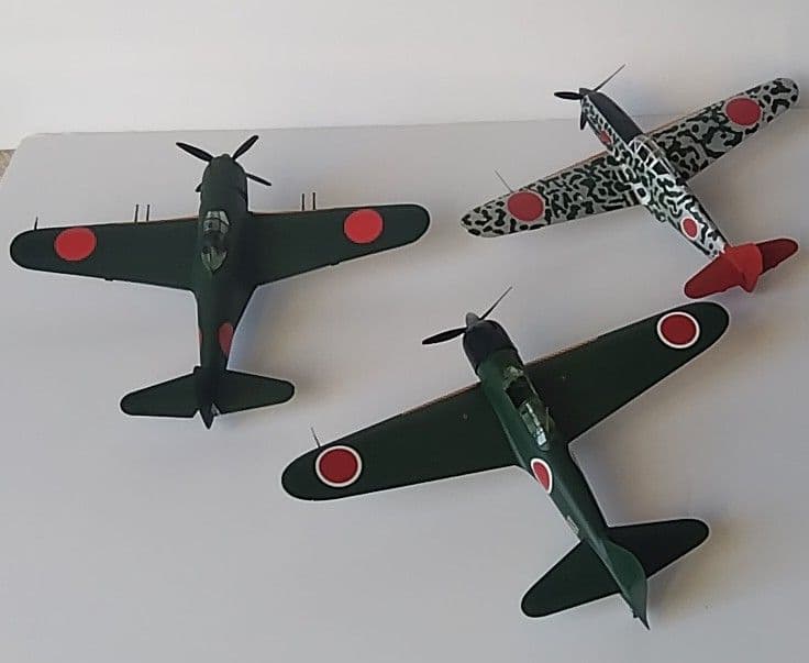 零戦22型、紫電改、飛燕