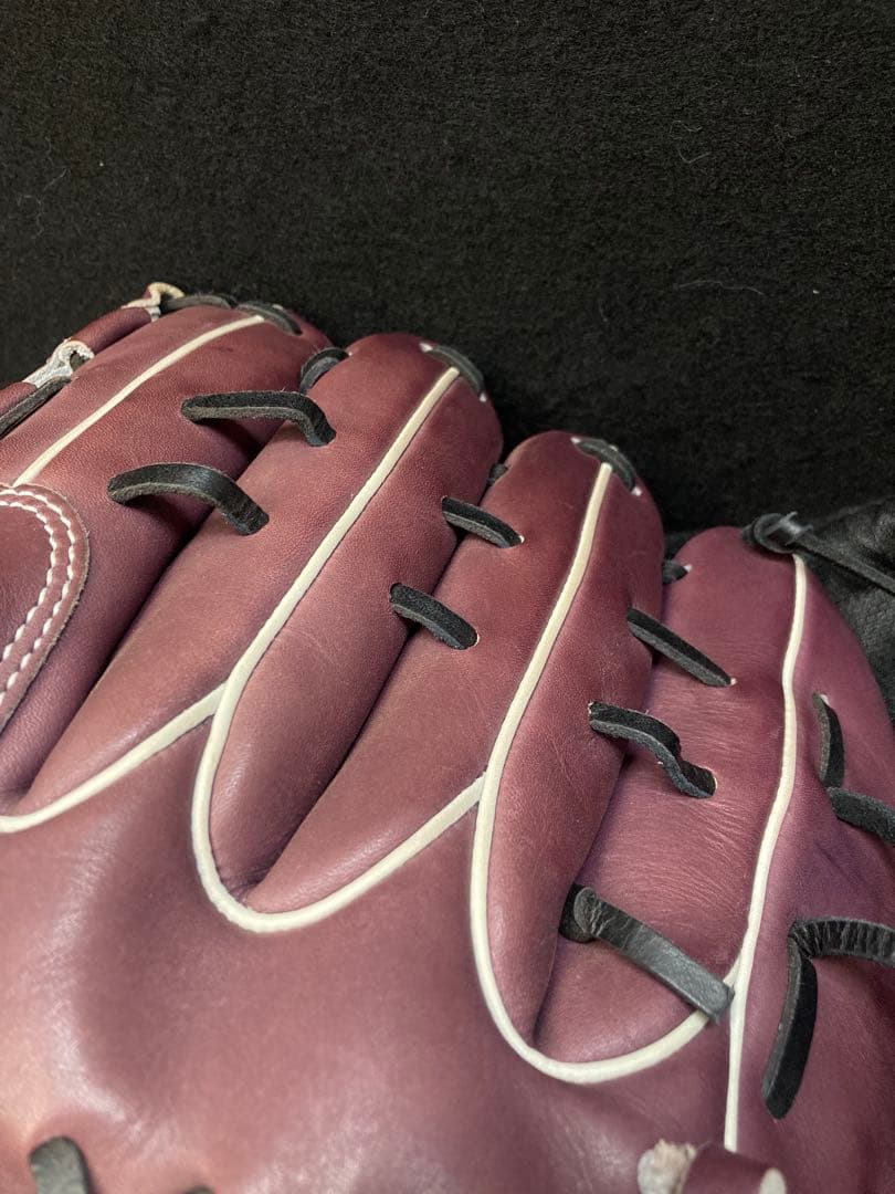 ZETT PROSTATUS 硬式 野球 グローブ プロステ ゼット 紫 左利き