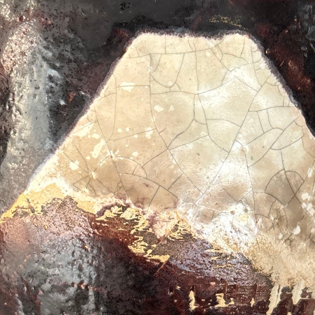 大樋焼 大樋平六（開発文七）抹茶碗 茶道具 共箱