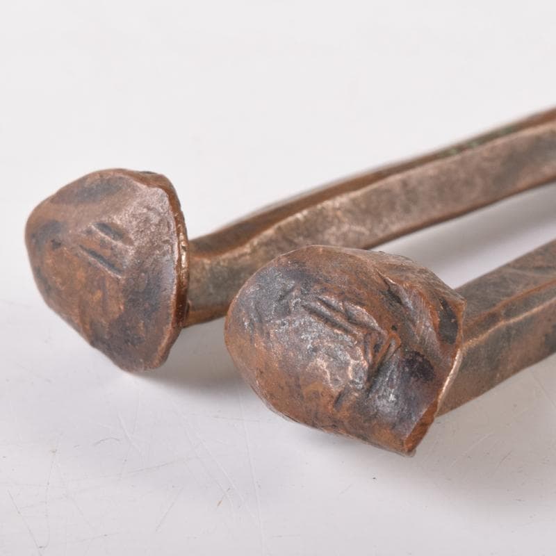 茶道具　南鐐　桐実頭など　火箸　四組まとめて　M　7099