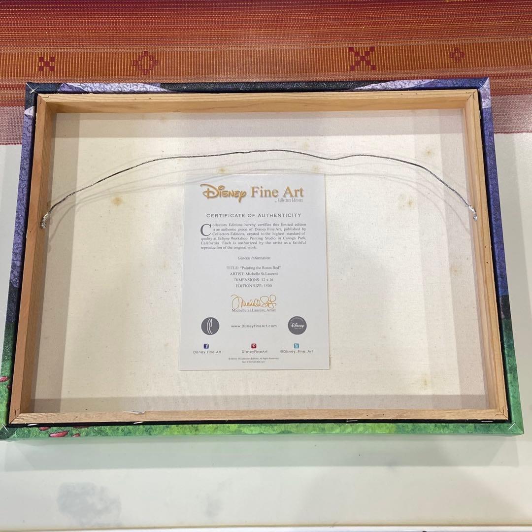 ディズニー　トーマスキンケード　不思議の国のアリス　絵画