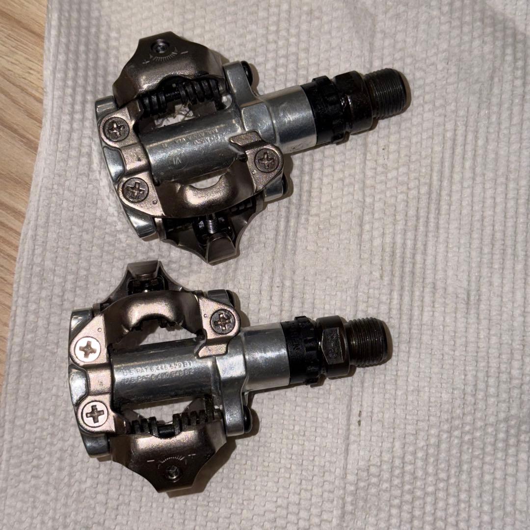 adidas velosamba white　SPDペダルセット