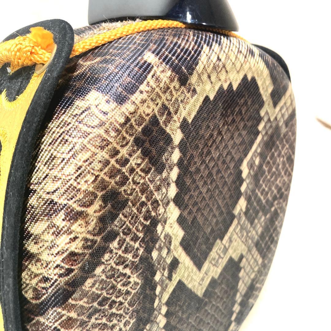 沖縄 三線 特上 人工皮革 蛇柄 ソフトケース 三味線