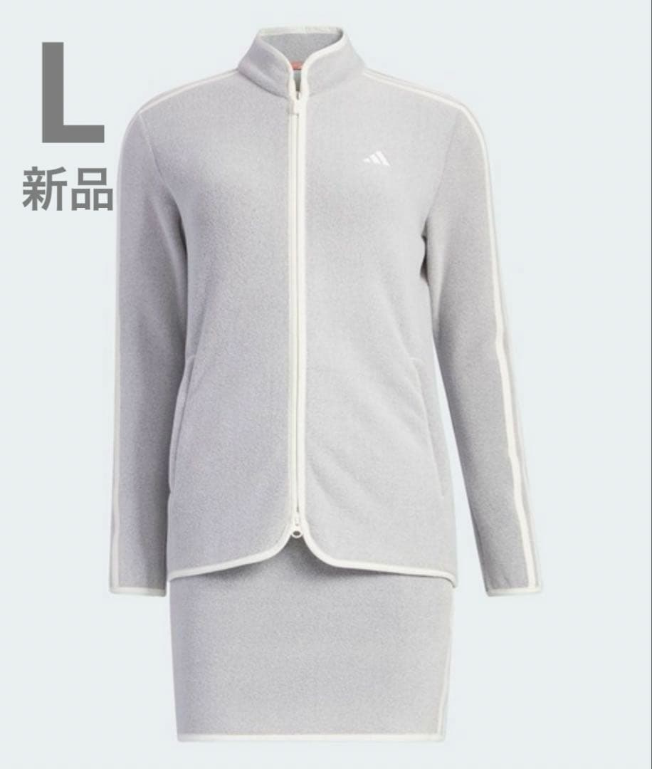 adidas アディダス　スリーストライプス フリース セットアップ　L