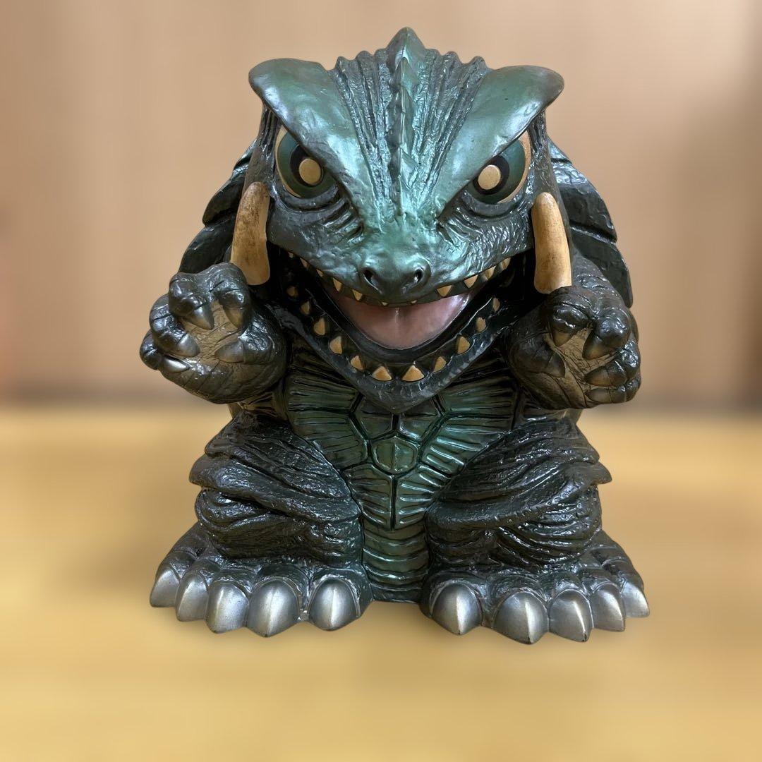 ガメラ ソフビ貯金箱 1995YUTAKA 日本製 高さ約30センチ 巨大貯金箱