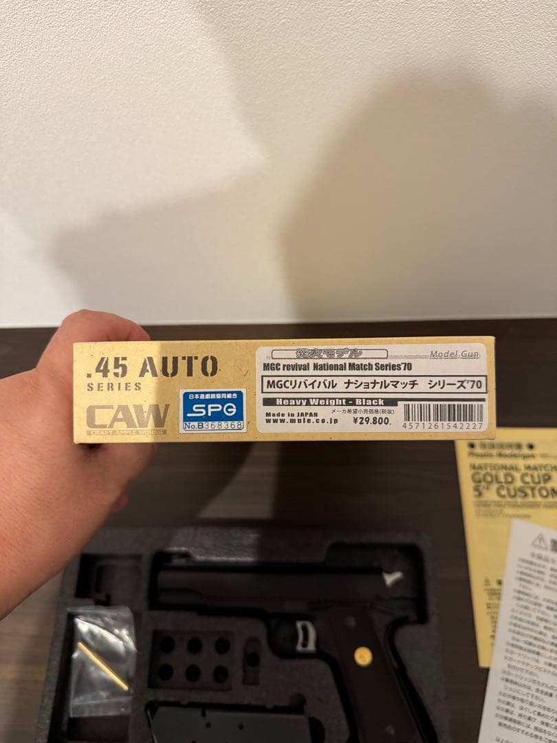 L47 caw モデルガン M1911A1 未発火　ガバメント　SPG