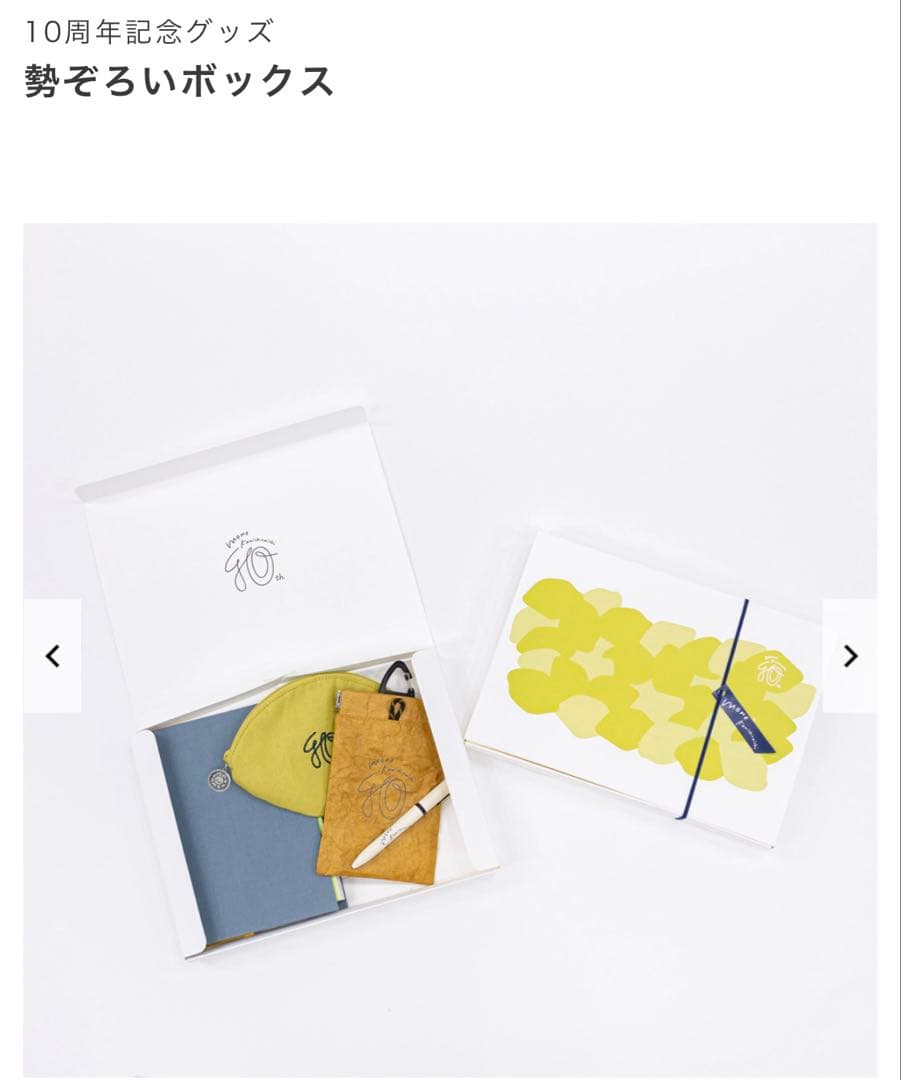 上白石萌音　勢ぞろいボックス 10周年記念グッズ