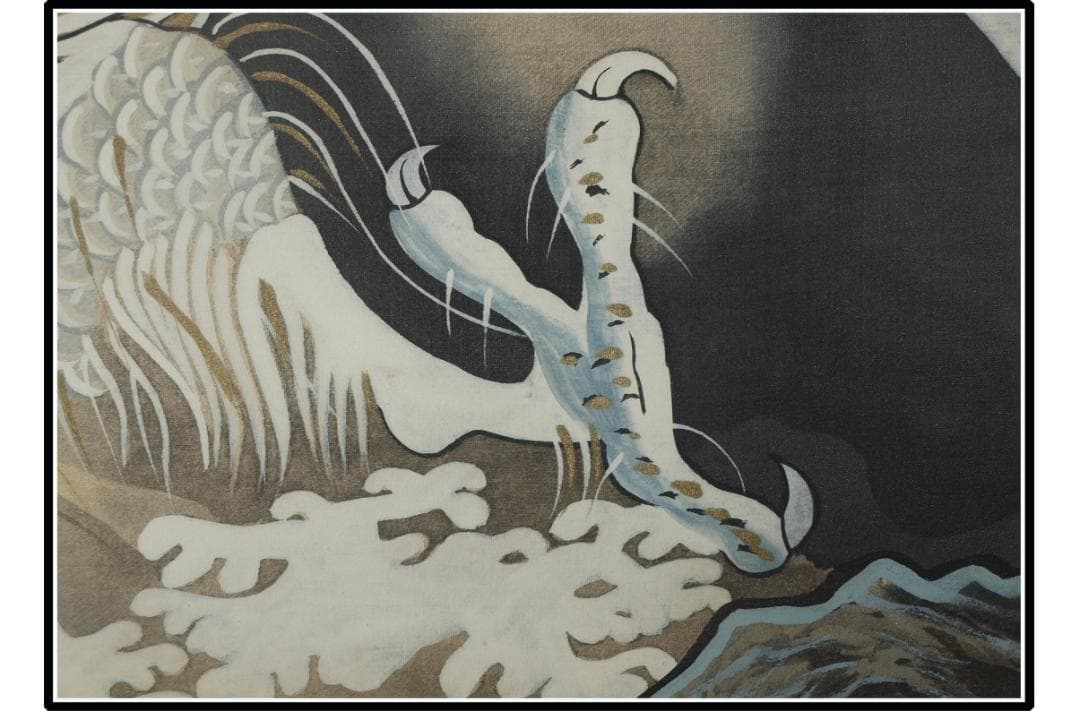 解体屋委託品　日本江戸時代肉筆掛け軸その3※激安骨董品 X1144C3-2