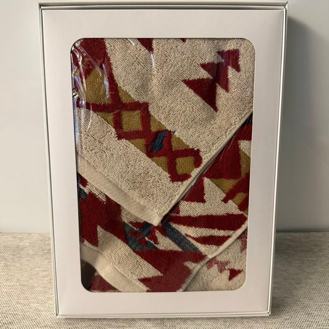 ラルフローレン　ナバホ　ネイティブ柄　 フェイスタオル2枚ウォッシュタオル2枚