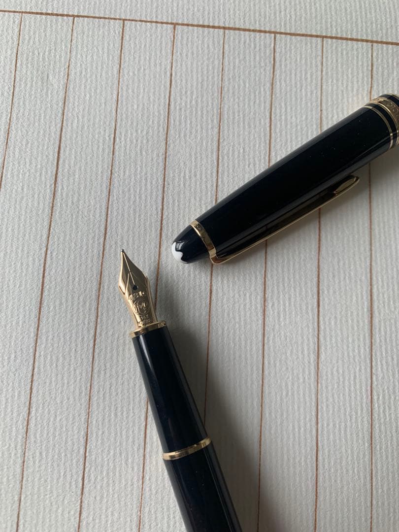モンブラン 144 万年筆 ブラック 14Kペン先 中古美品