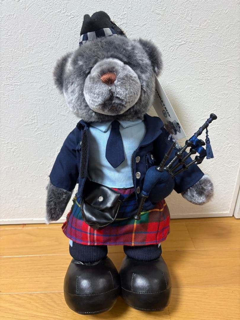 警察ぬいぐるみ　メルボルン　パイプバンドバージョン