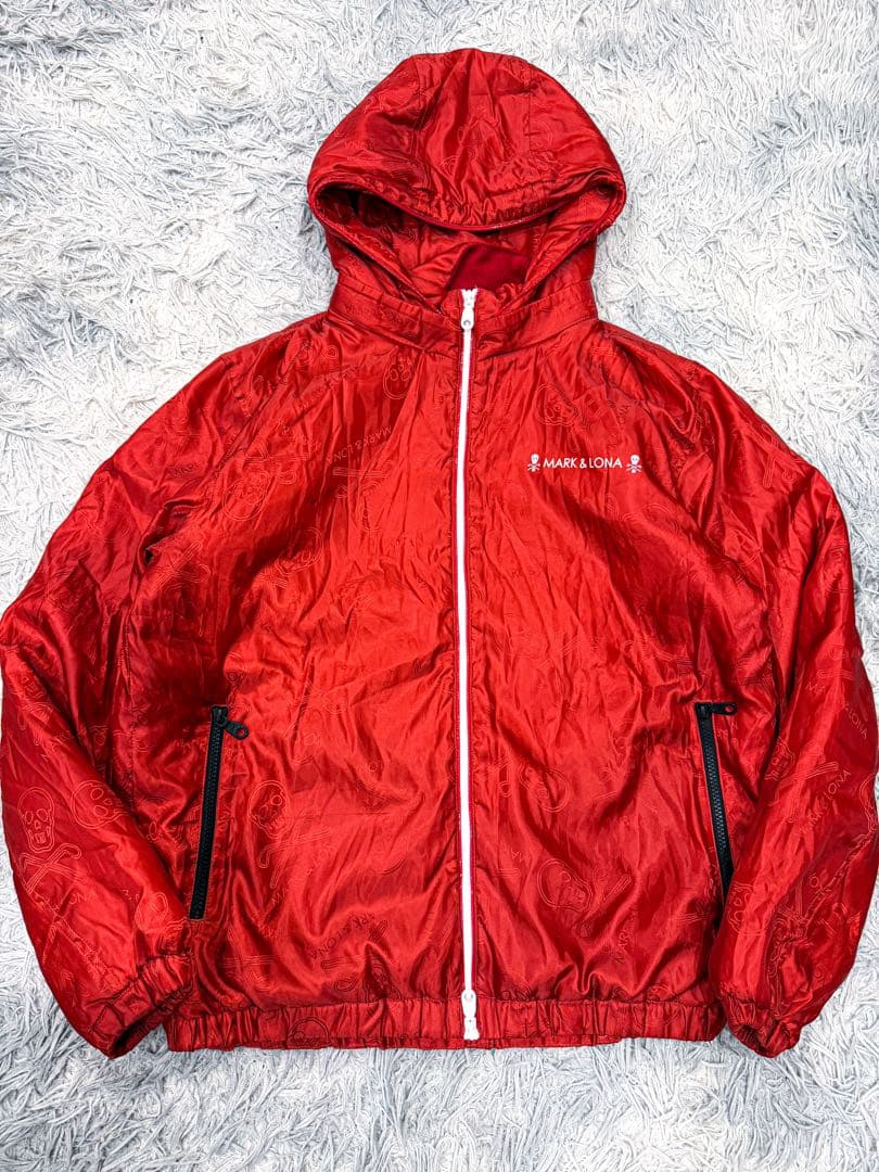 まつたけ MARK&LONA マークアンドロナ 中綿ジャケット スカルロゴ