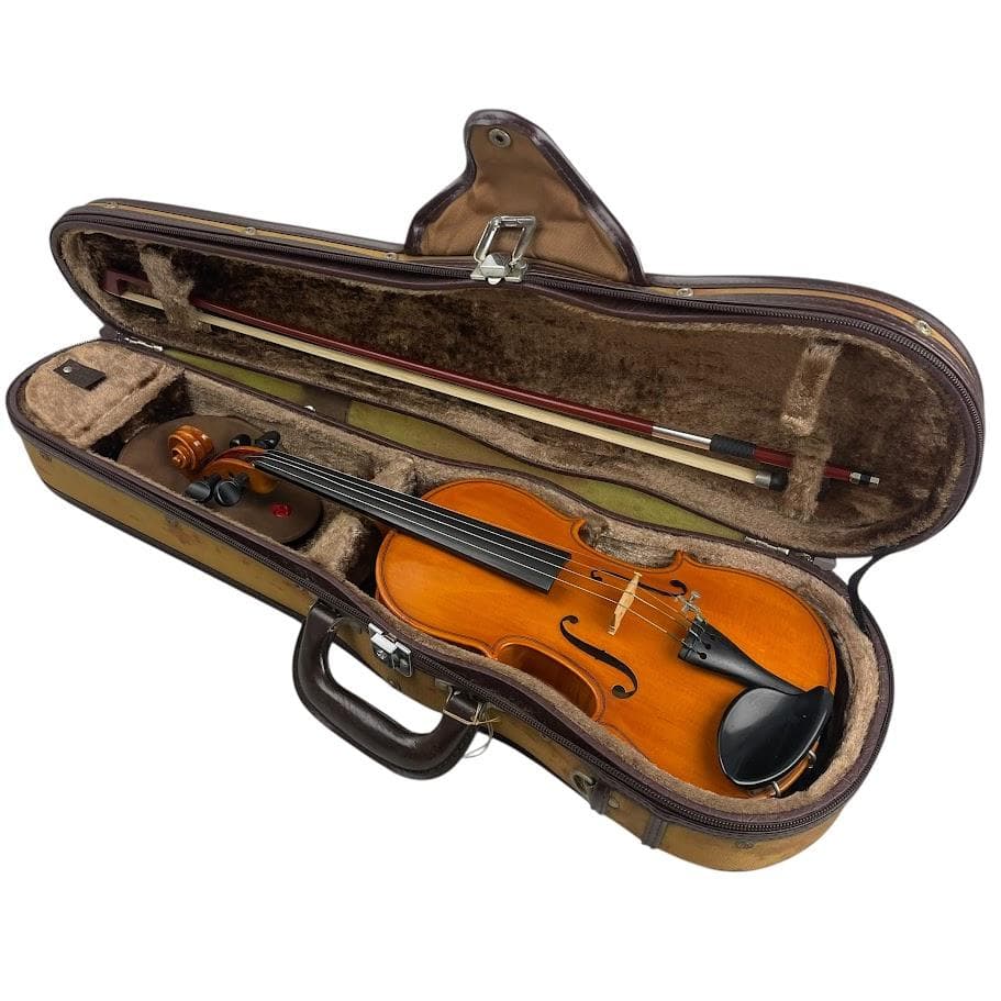 虎杢●鈴木バイオリン● No.330 1/4 1990年 新品・弓付 美品 極虎