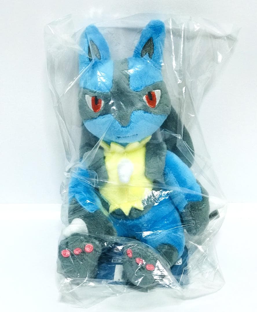 【新品・紙タグ付き】 ポケモン fit ルカリオ & リオル ぬいぐるみ セット