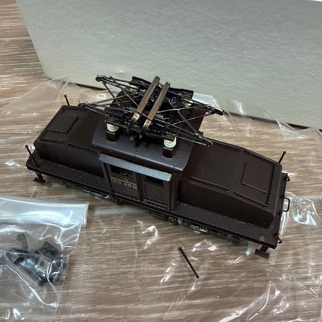 【希少】つぼみ堂模型店 ブラス ED25 塗装済完成品HOゲージ真鍮モデル 箱付