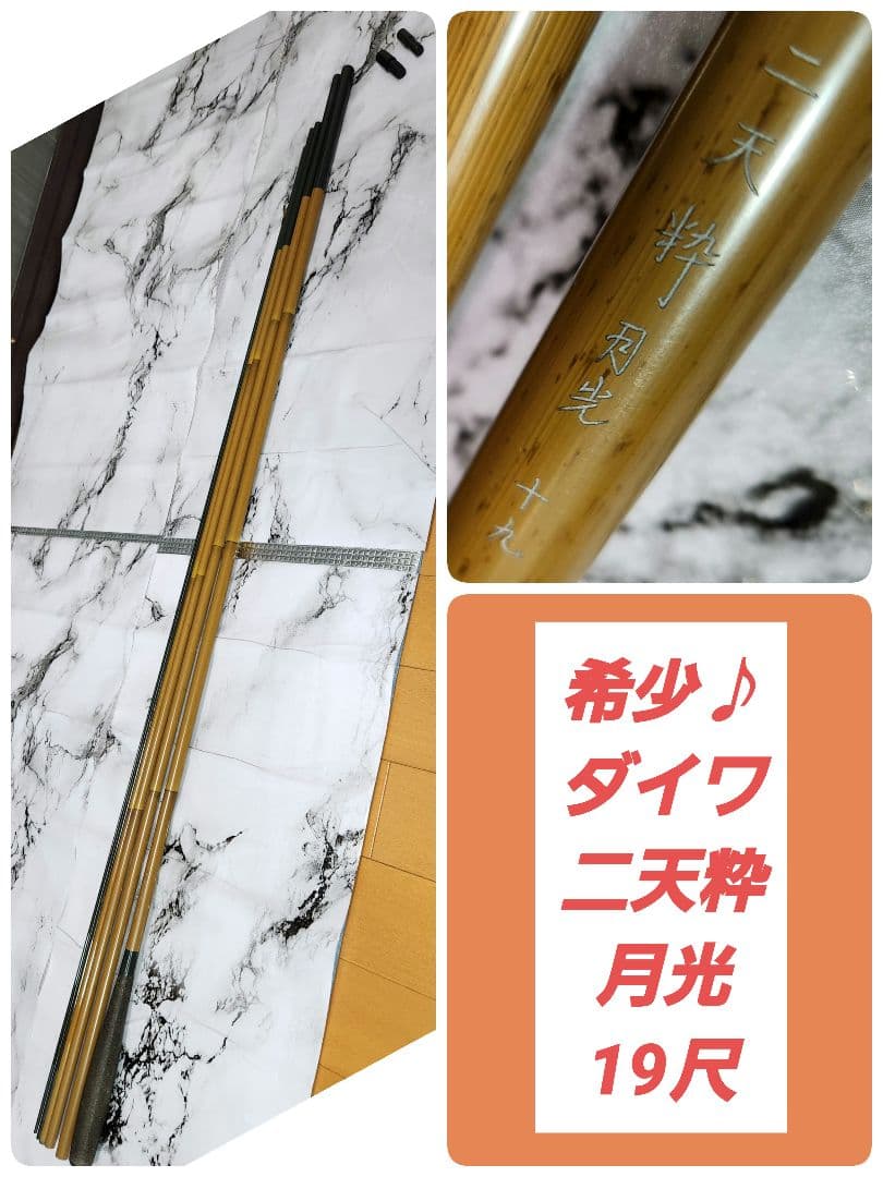 【希少】ダイワ 二天粋 月光 19尺 DAIWA ヘラブナ