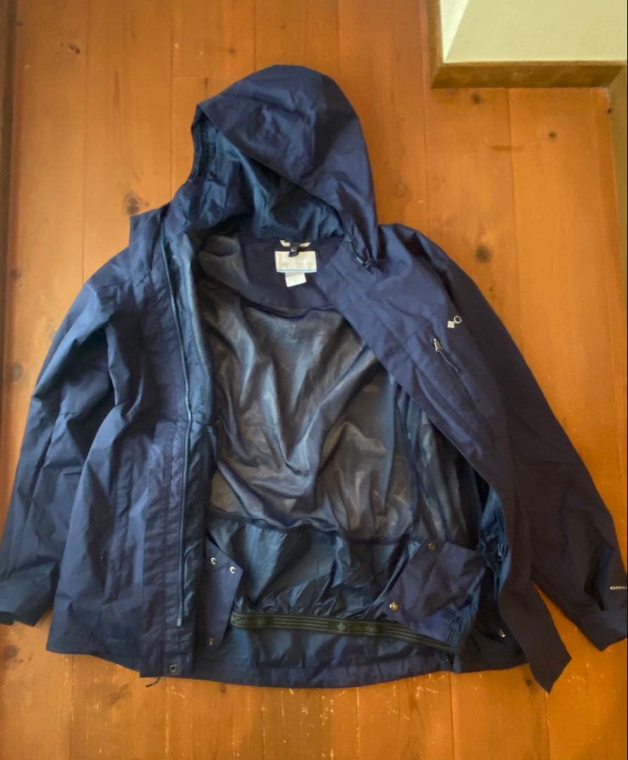 【美品】Columbia ネイビー ジャケット　3WAY（ダウンライナーつき）