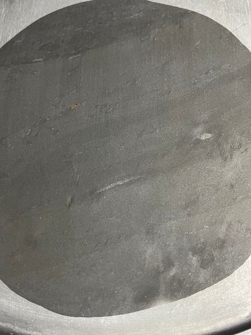 【墨研】龍渓石硯◆翠川秀石作「自然石硯」◆使用品◆書道具 文房四宝 和硯