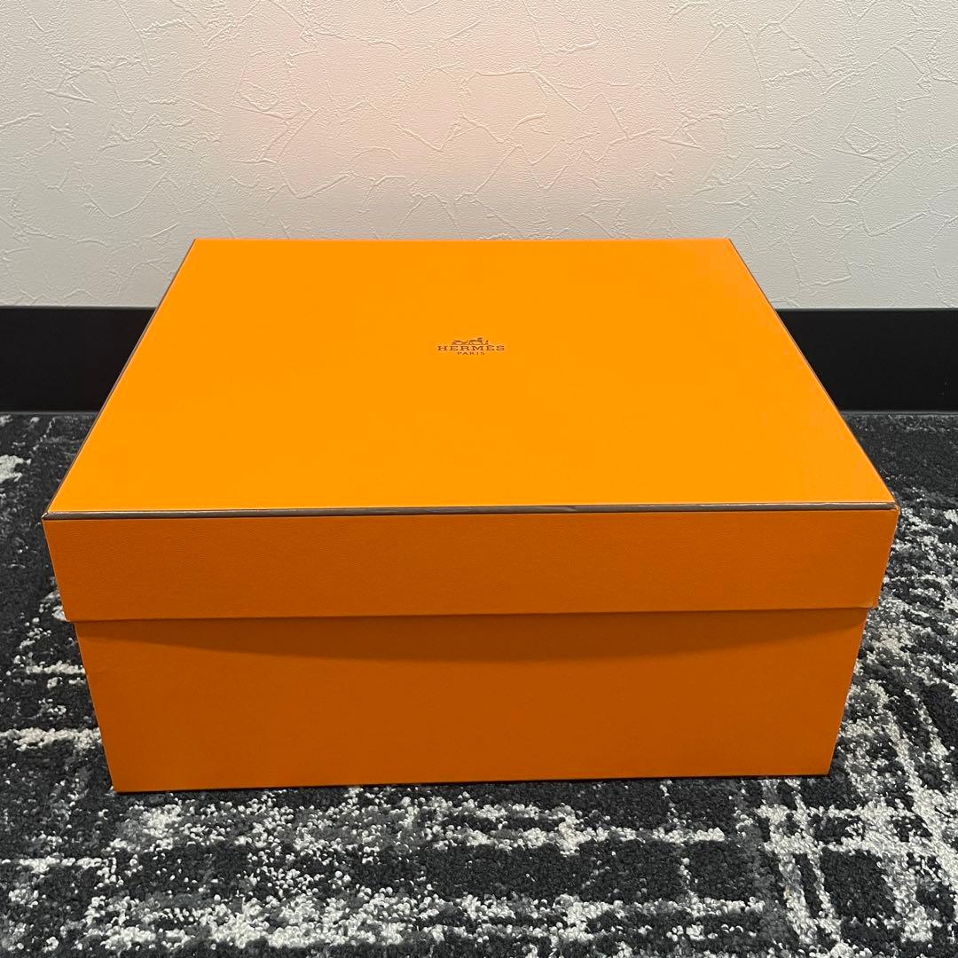 ㊻美品　HERMES　エルメス　オレンジ　空箱　ケリー28・バーキン30用