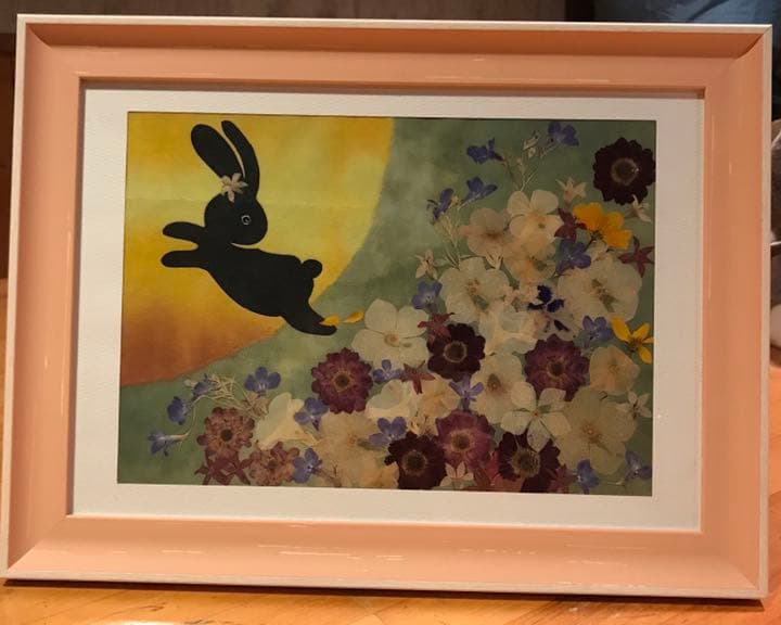 押し花アート　絵画