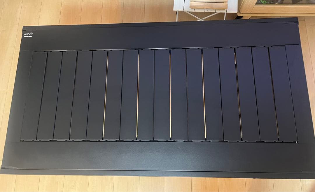 【美品】アルペンアウトドアーズ　アルミユニットテーブル110 ➕ウッド調天板2枚