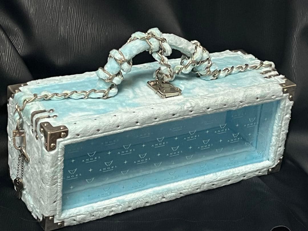 エンジェルシャンパンケース　ドゥミセックLtdサマーブルーファータイプ
