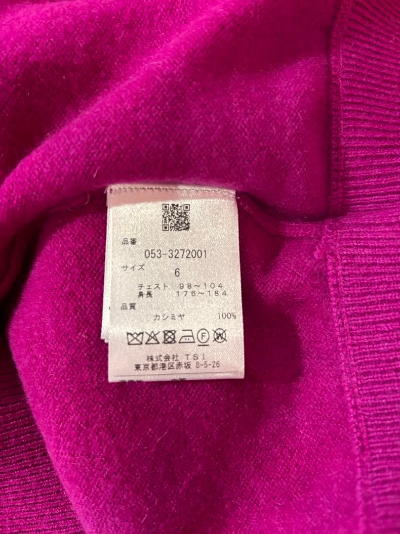 新品タグ付きPEARLY GATESパーリーゲイツ　　カシミヤジップジャケット6