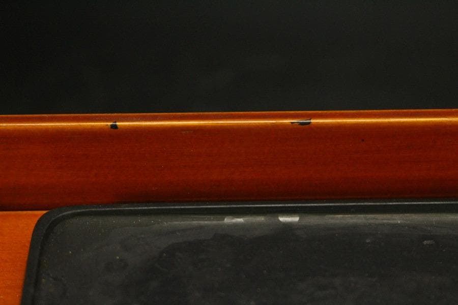 漆 溜塗 重硯 色絵 結び陶水滴(A915)