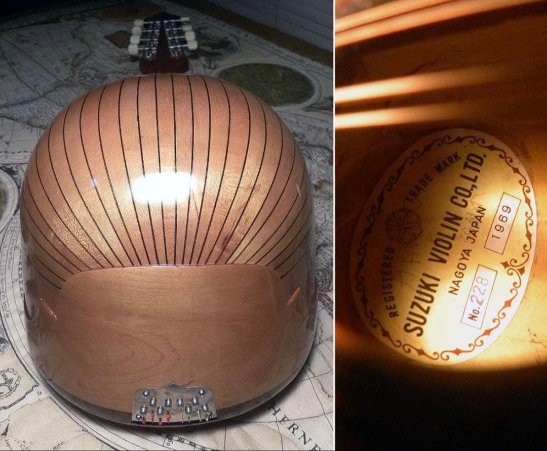 ★鈴木マンドリンNo.228★1969年★ケース付★