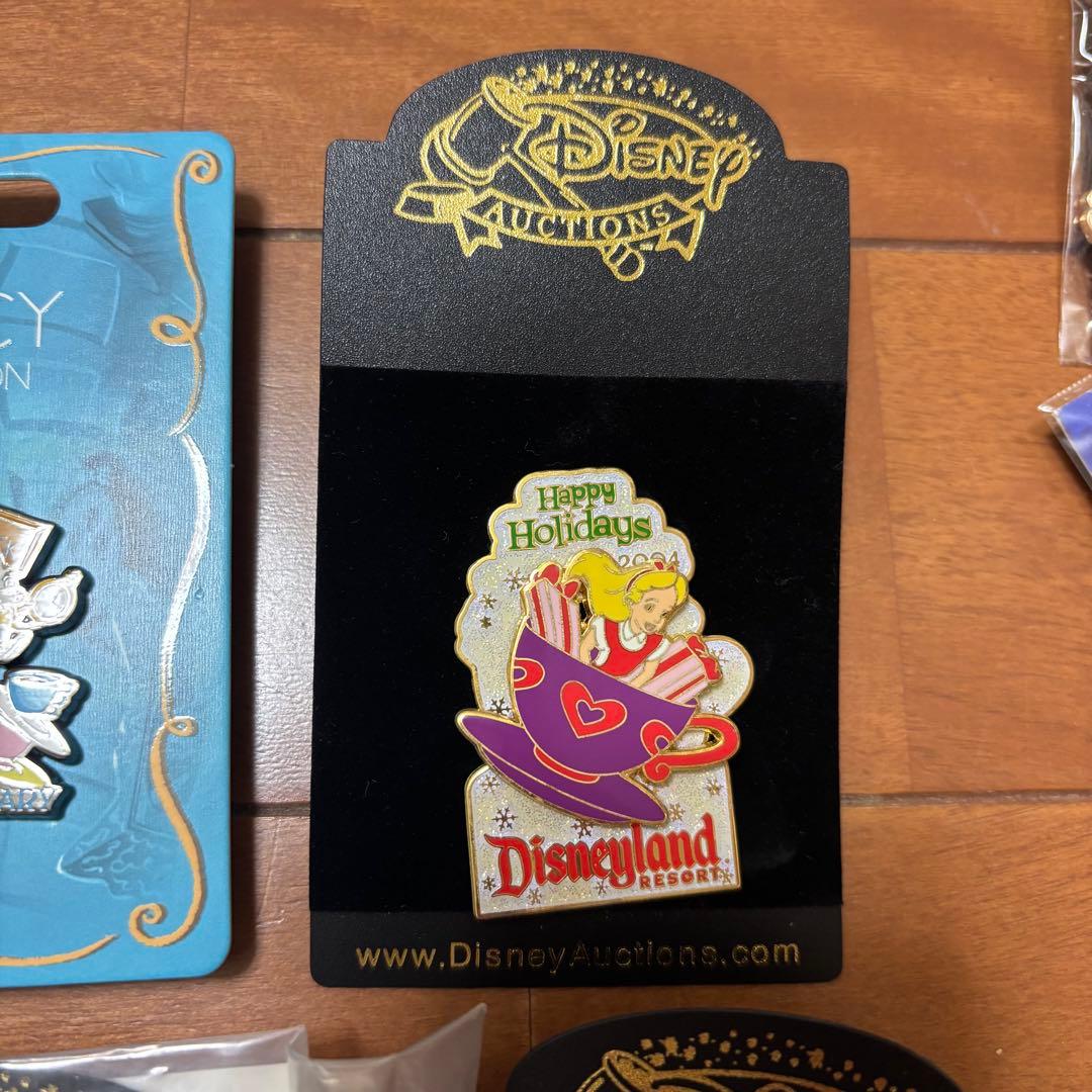 【新品未使用】不思議の国のアリス 海外ディズニー ピンバッジ ❶