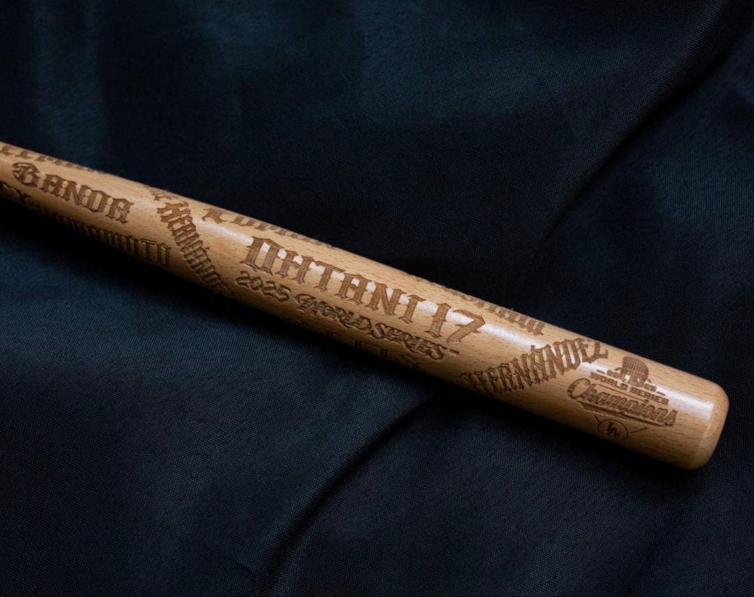 【日本未発売】Mr. Cartoon ドジャース 2025 WS優勝 ミニバット