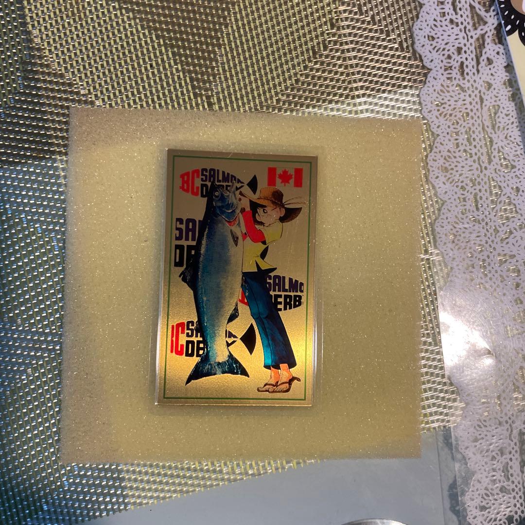 ファインゴールドカード釣りキチ三平直筆サイン入り